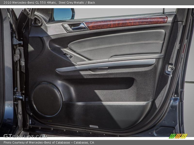 Steel Grey Metallic / Black 2010 Mercedes-Benz GL 550 4Matic