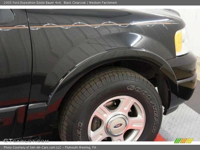 Black Clearcoat / Medium Parchment 2003 Ford Expedition Eddie Bauer 4x4