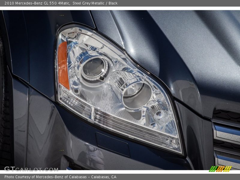Steel Grey Metallic / Black 2010 Mercedes-Benz GL 550 4Matic
