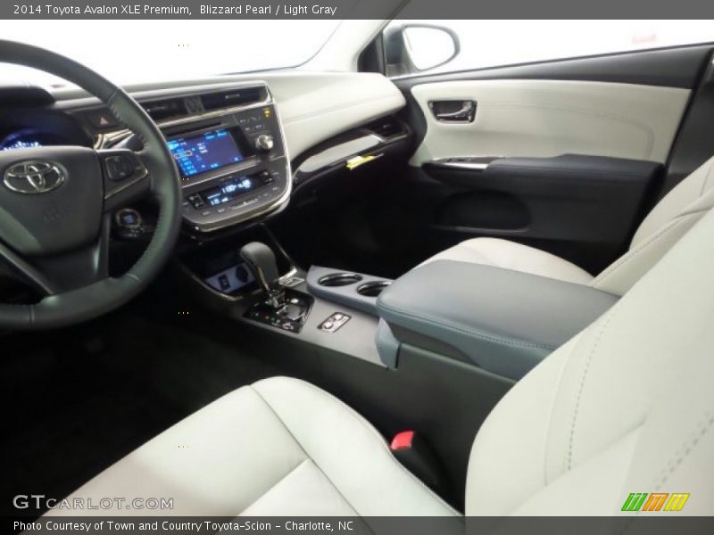Blizzard Pearl / Light Gray 2014 Toyota Avalon XLE Premium