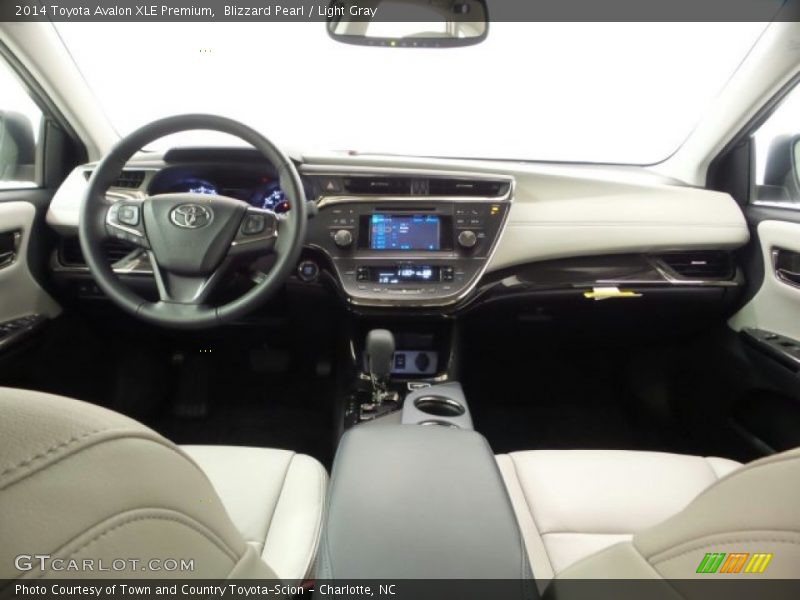 Blizzard Pearl / Light Gray 2014 Toyota Avalon XLE Premium