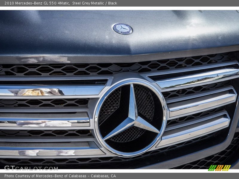 Steel Grey Metallic / Black 2010 Mercedes-Benz GL 550 4Matic