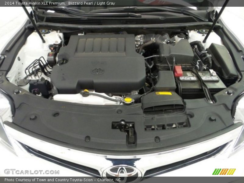 Blizzard Pearl / Light Gray 2014 Toyota Avalon XLE Premium
