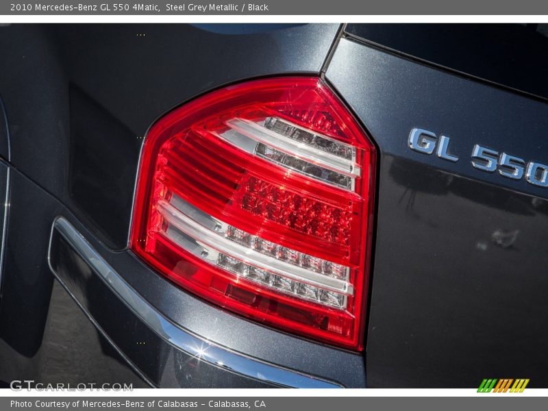 Steel Grey Metallic / Black 2010 Mercedes-Benz GL 550 4Matic