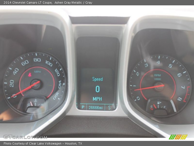 Ashen Gray Metallic / Gray 2014 Chevrolet Camaro LT Coupe