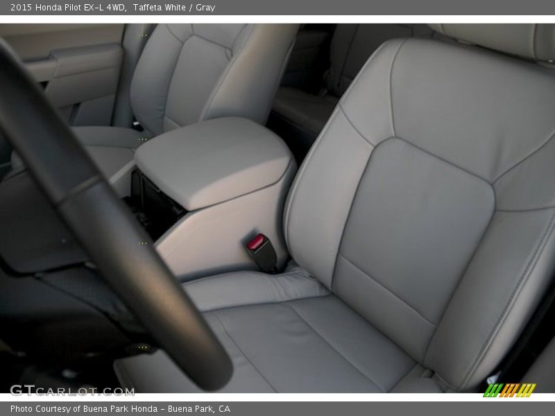 Taffeta White / Gray 2015 Honda Pilot EX-L 4WD