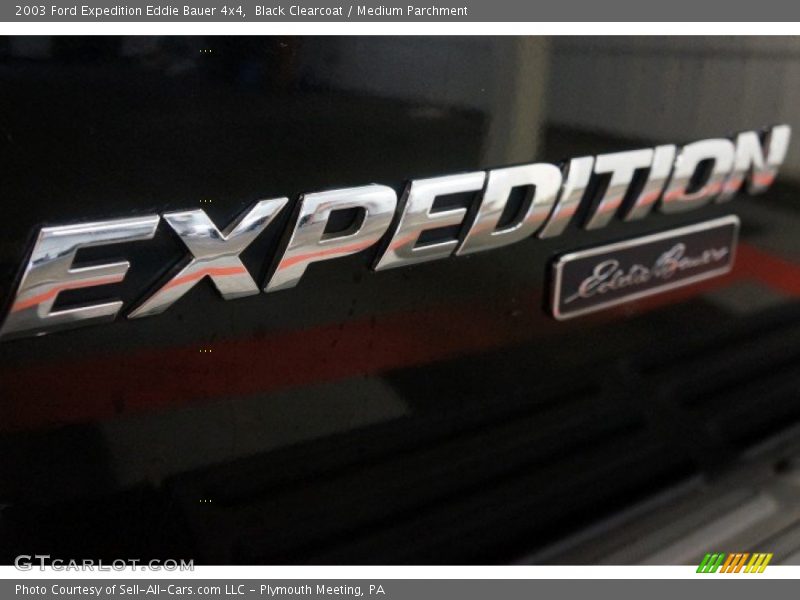 Black Clearcoat / Medium Parchment 2003 Ford Expedition Eddie Bauer 4x4