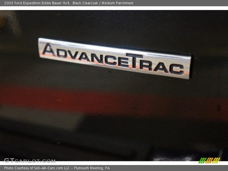Black Clearcoat / Medium Parchment 2003 Ford Expedition Eddie Bauer 4x4