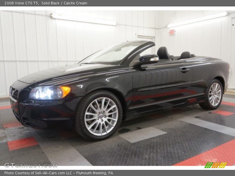 Solid Black / Calcite Cream 2008 Volvo C70 T5