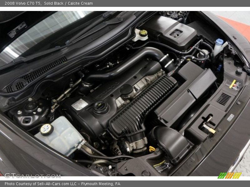 Solid Black / Calcite Cream 2008 Volvo C70 T5