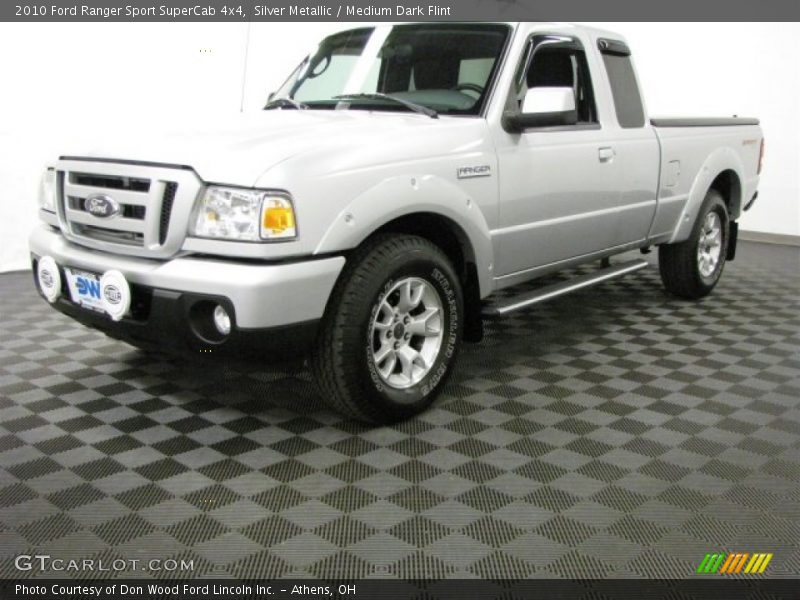 Silver Metallic / Medium Dark Flint 2010 Ford Ranger Sport SuperCab 4x4