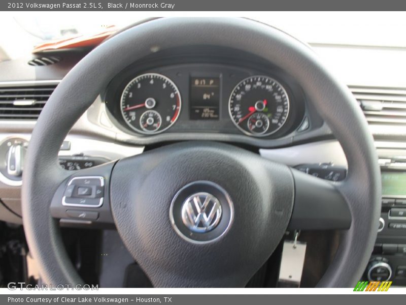 Black / Moonrock Gray 2012 Volkswagen Passat 2.5L S