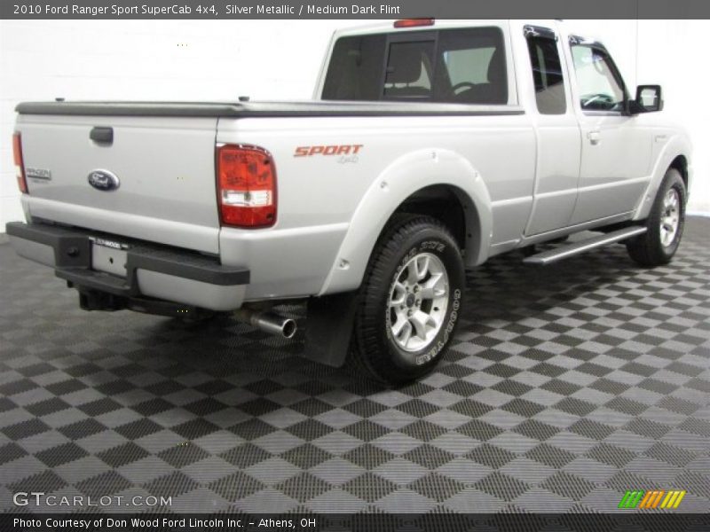 Silver Metallic / Medium Dark Flint 2010 Ford Ranger Sport SuperCab 4x4