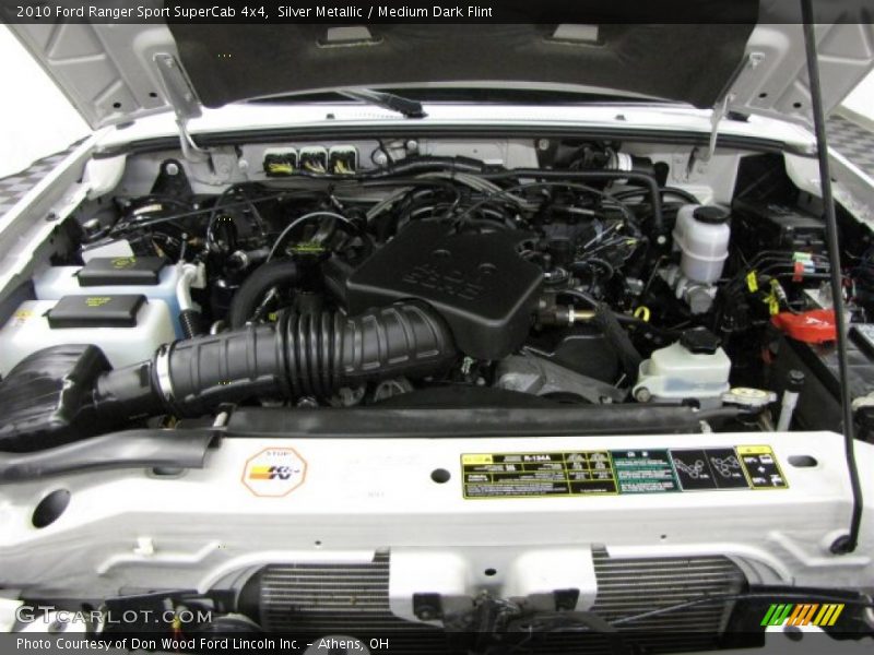 Silver Metallic / Medium Dark Flint 2010 Ford Ranger Sport SuperCab 4x4