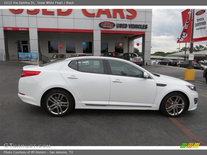 Snow White Pearl / Black 2013 Kia Optima SX