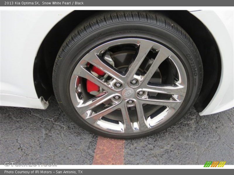 Snow White Pearl / Black 2013 Kia Optima SX