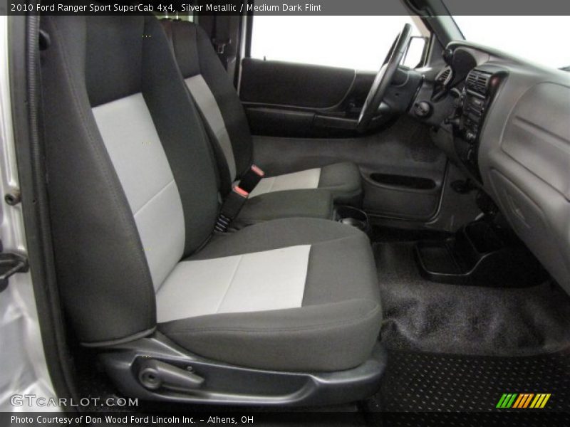 Silver Metallic / Medium Dark Flint 2010 Ford Ranger Sport SuperCab 4x4