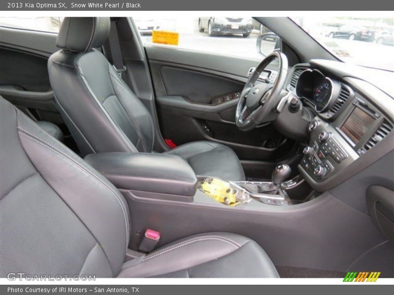 Snow White Pearl / Black 2013 Kia Optima SX