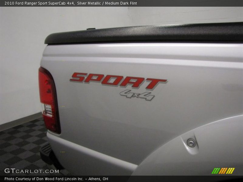 Silver Metallic / Medium Dark Flint 2010 Ford Ranger Sport SuperCab 4x4