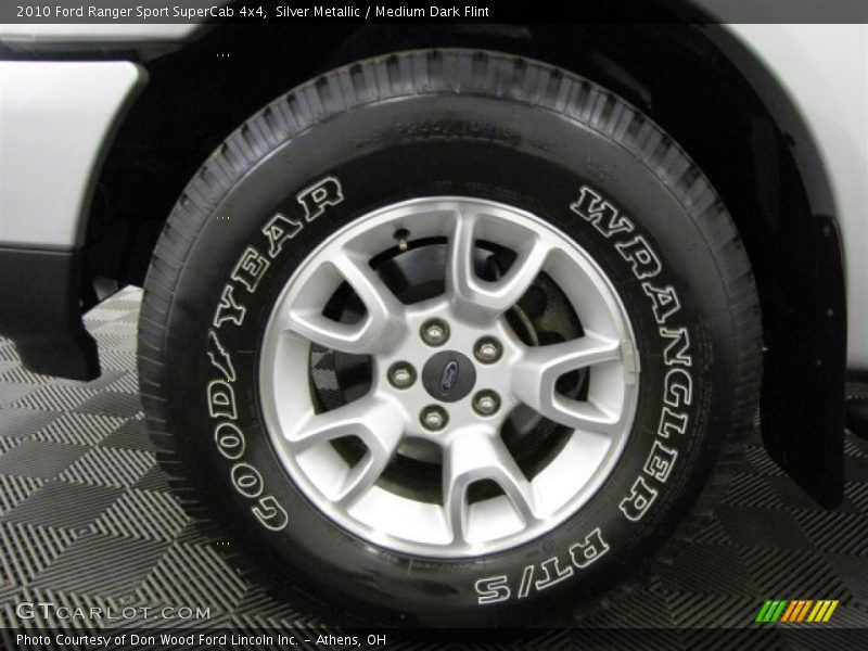 Silver Metallic / Medium Dark Flint 2010 Ford Ranger Sport SuperCab 4x4