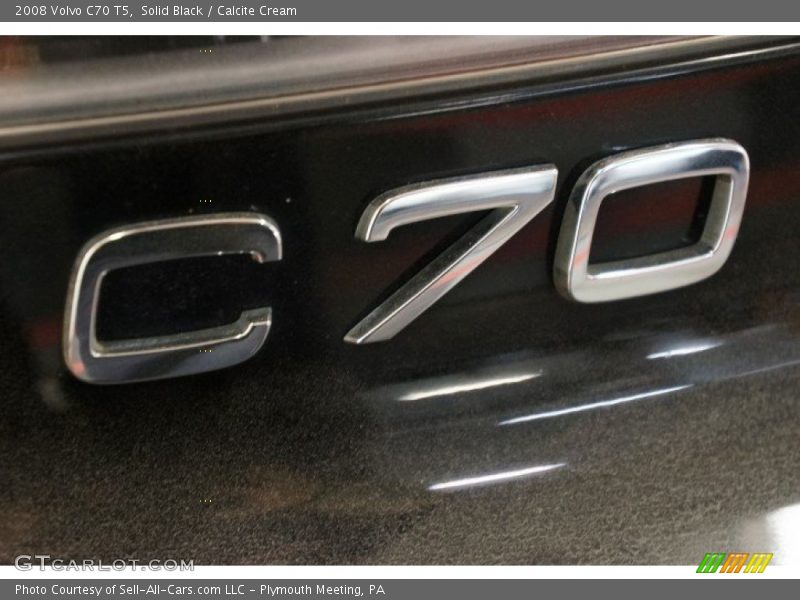 Solid Black / Calcite Cream 2008 Volvo C70 T5
