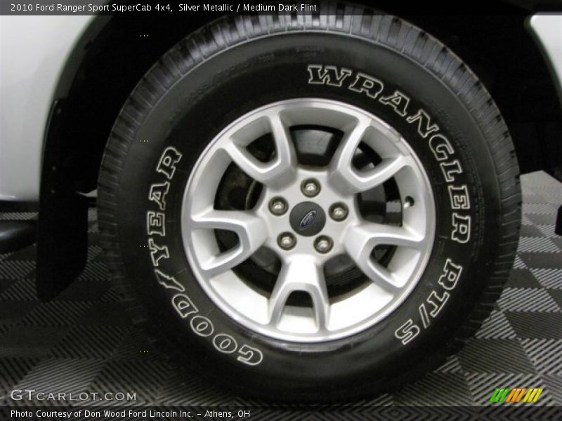 Silver Metallic / Medium Dark Flint 2010 Ford Ranger Sport SuperCab 4x4