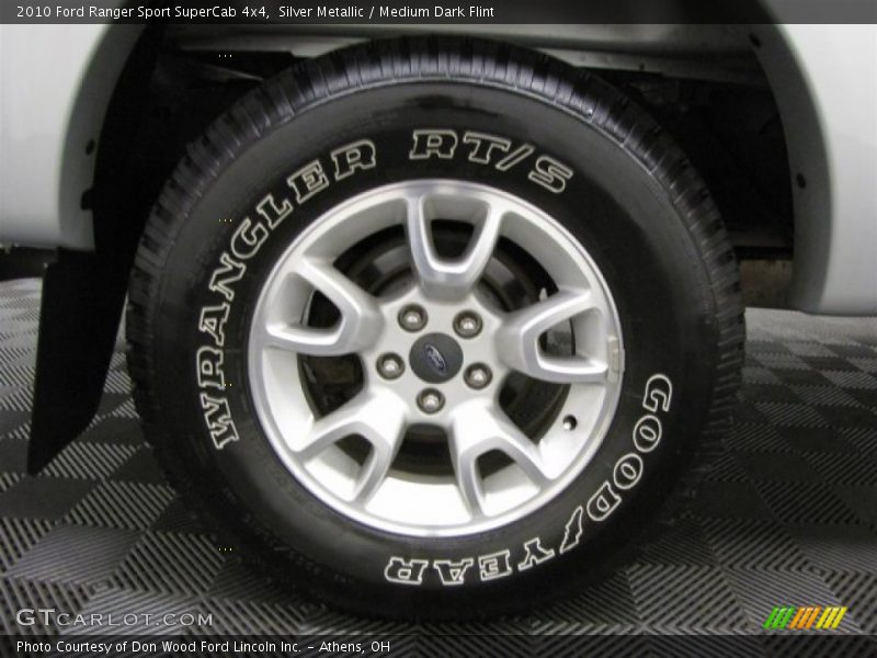 Silver Metallic / Medium Dark Flint 2010 Ford Ranger Sport SuperCab 4x4