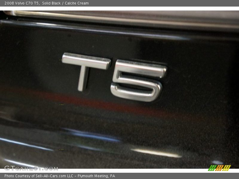 Solid Black / Calcite Cream 2008 Volvo C70 T5