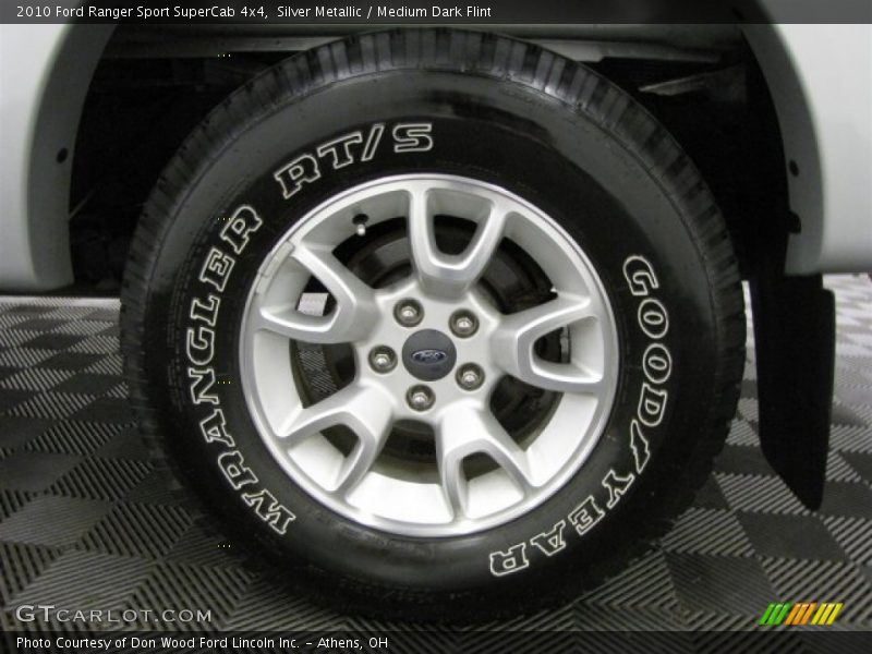 Silver Metallic / Medium Dark Flint 2010 Ford Ranger Sport SuperCab 4x4