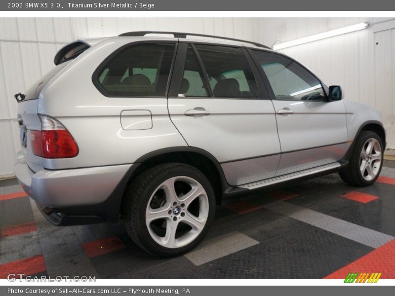 Titanium Silver Metallic / Beige 2002 BMW X5 3.0i