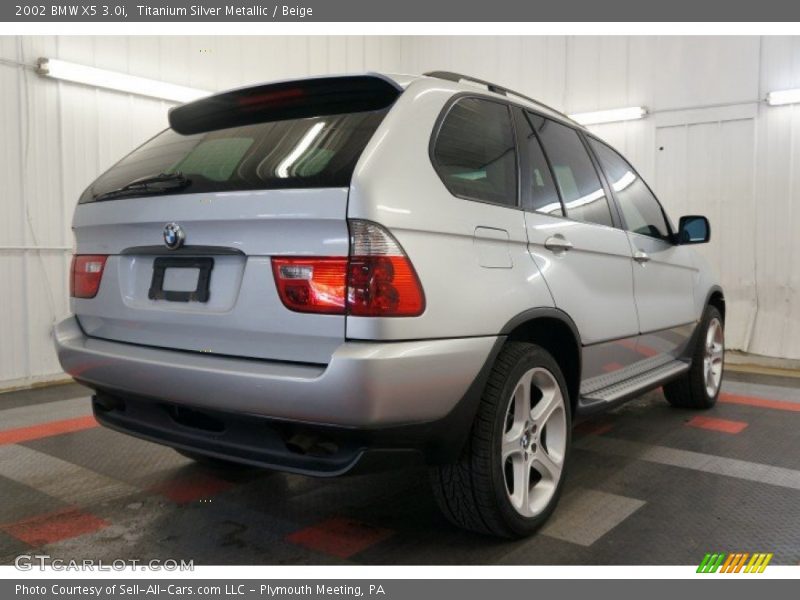 Titanium Silver Metallic / Beige 2002 BMW X5 3.0i