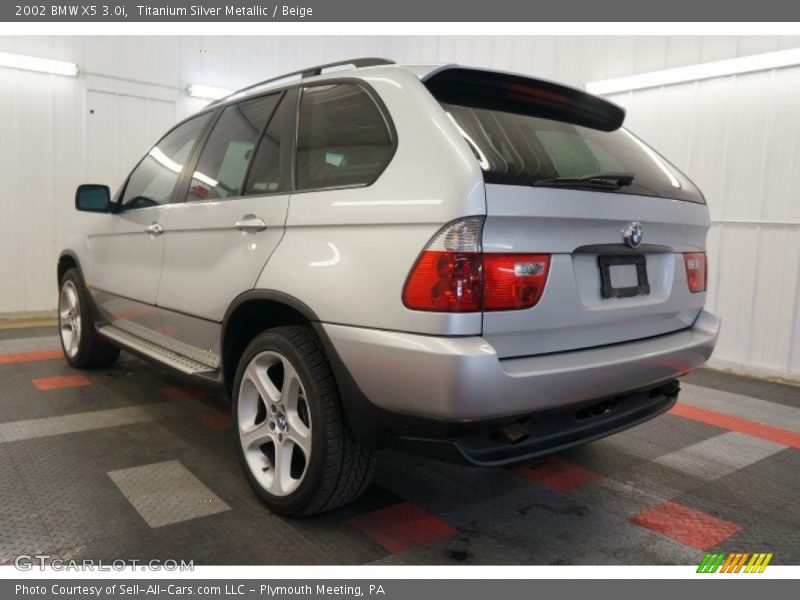 Titanium Silver Metallic / Beige 2002 BMW X5 3.0i