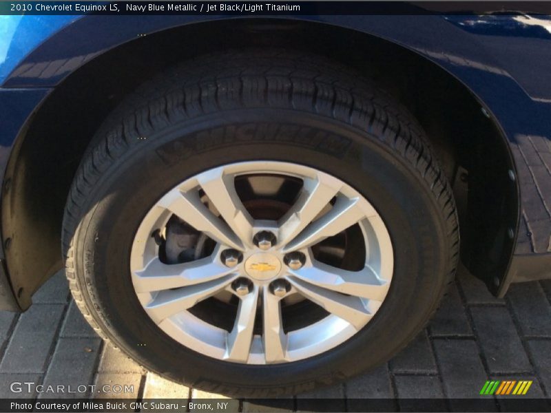 Navy Blue Metallic / Jet Black/Light Titanium 2010 Chevrolet Equinox LS