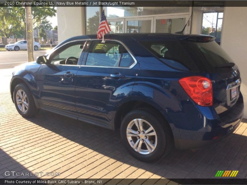 Navy Blue Metallic / Jet Black/Light Titanium 2010 Chevrolet Equinox LS