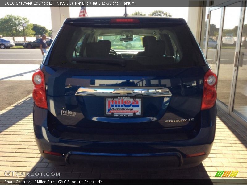 Navy Blue Metallic / Jet Black/Light Titanium 2010 Chevrolet Equinox LS