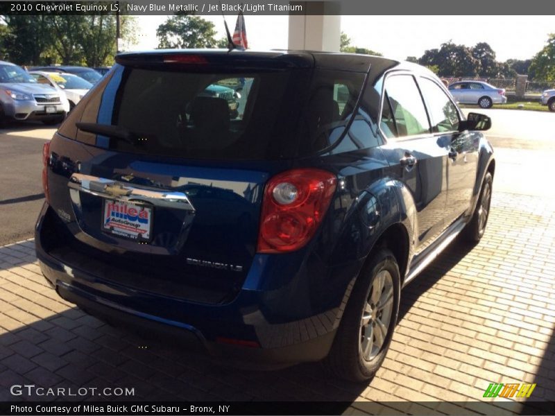Navy Blue Metallic / Jet Black/Light Titanium 2010 Chevrolet Equinox LS