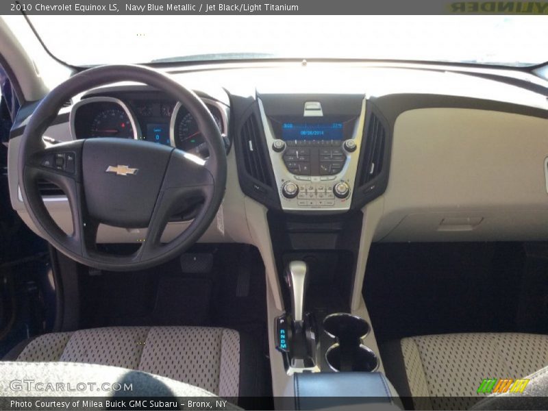 Navy Blue Metallic / Jet Black/Light Titanium 2010 Chevrolet Equinox LS