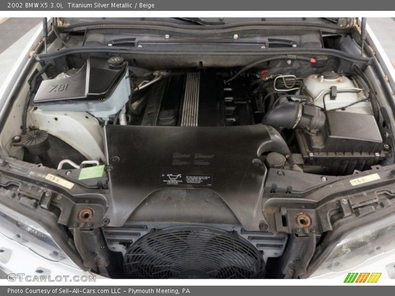 Titanium Silver Metallic / Beige 2002 BMW X5 3.0i