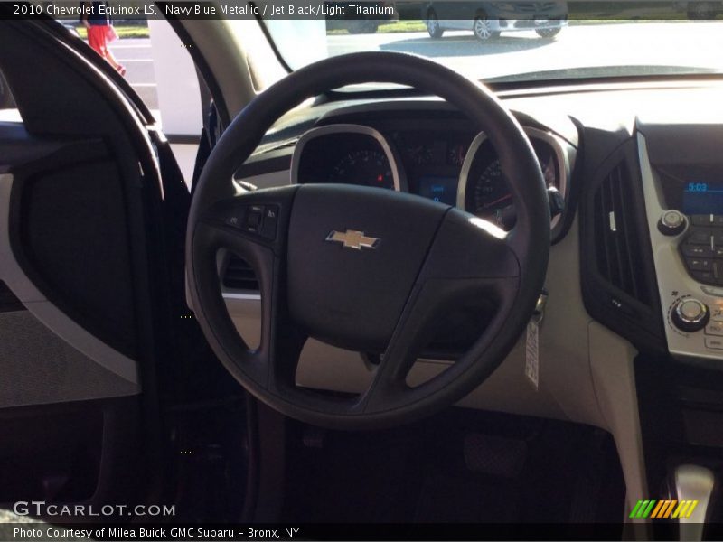 Navy Blue Metallic / Jet Black/Light Titanium 2010 Chevrolet Equinox LS
