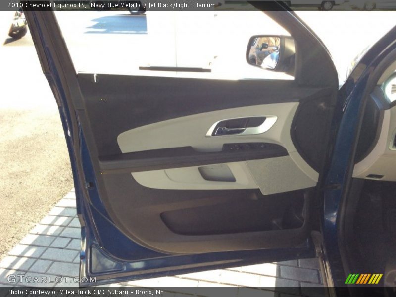 Navy Blue Metallic / Jet Black/Light Titanium 2010 Chevrolet Equinox LS