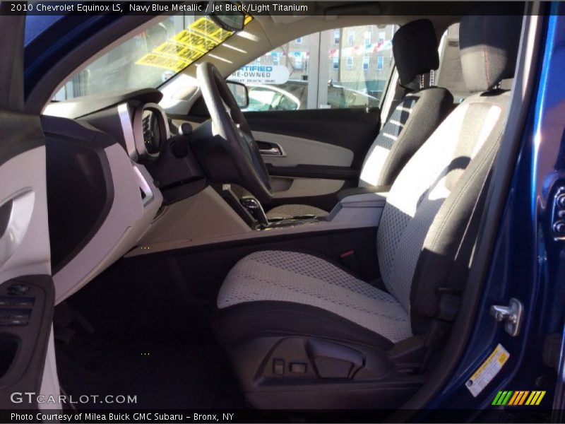 Navy Blue Metallic / Jet Black/Light Titanium 2010 Chevrolet Equinox LS