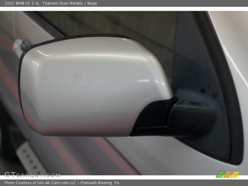 Titanium Silver Metallic / Beige 2002 BMW X5 3.0i