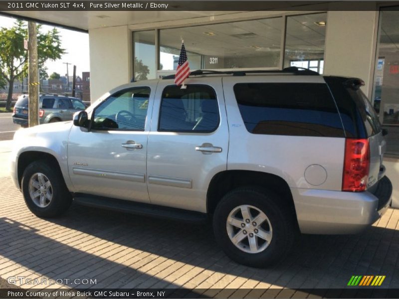 Pure Silver Metallic / Ebony 2011 GMC Yukon SLT 4x4