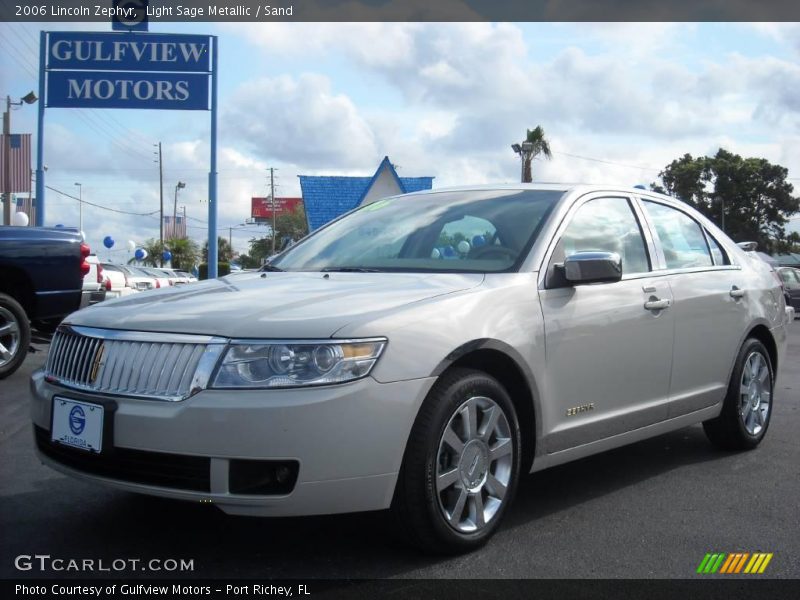 Light Sage Metallic / Sand 2006 Lincoln Zephyr