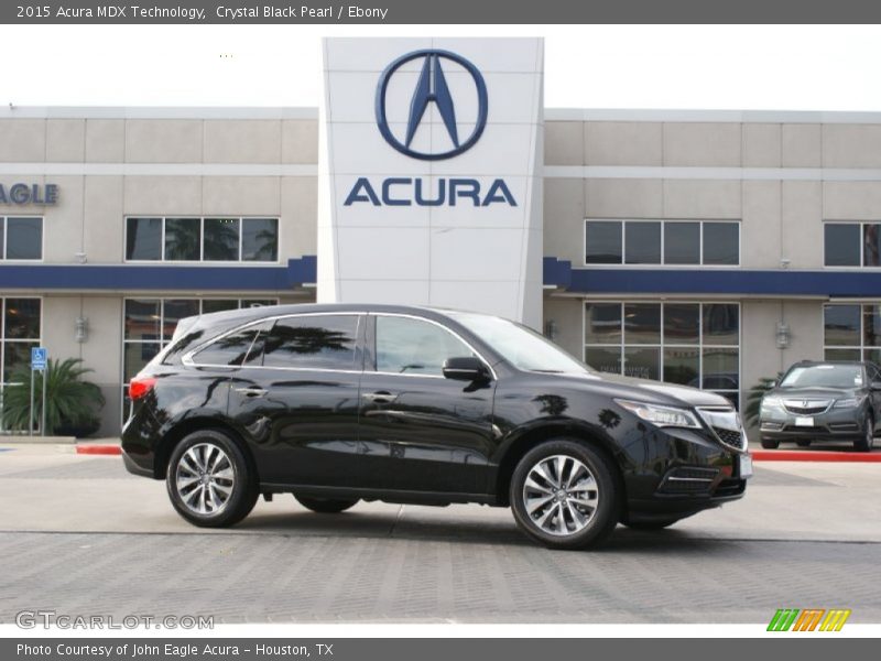 Crystal Black Pearl / Ebony 2015 Acura MDX Technology