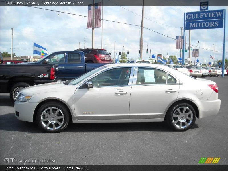 Light Sage Metallic / Sand 2006 Lincoln Zephyr