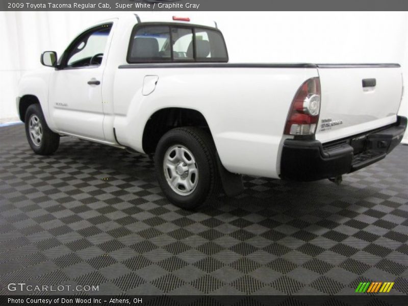 Super White / Graphite Gray 2009 Toyota Tacoma Regular Cab