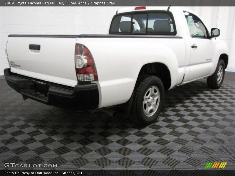 Super White / Graphite Gray 2009 Toyota Tacoma Regular Cab