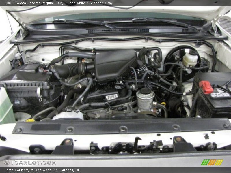 Super White / Graphite Gray 2009 Toyota Tacoma Regular Cab