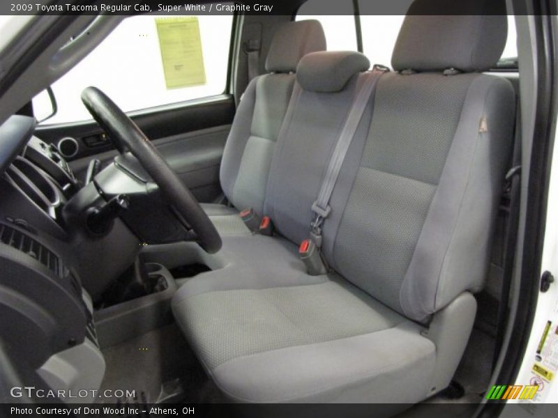 Super White / Graphite Gray 2009 Toyota Tacoma Regular Cab